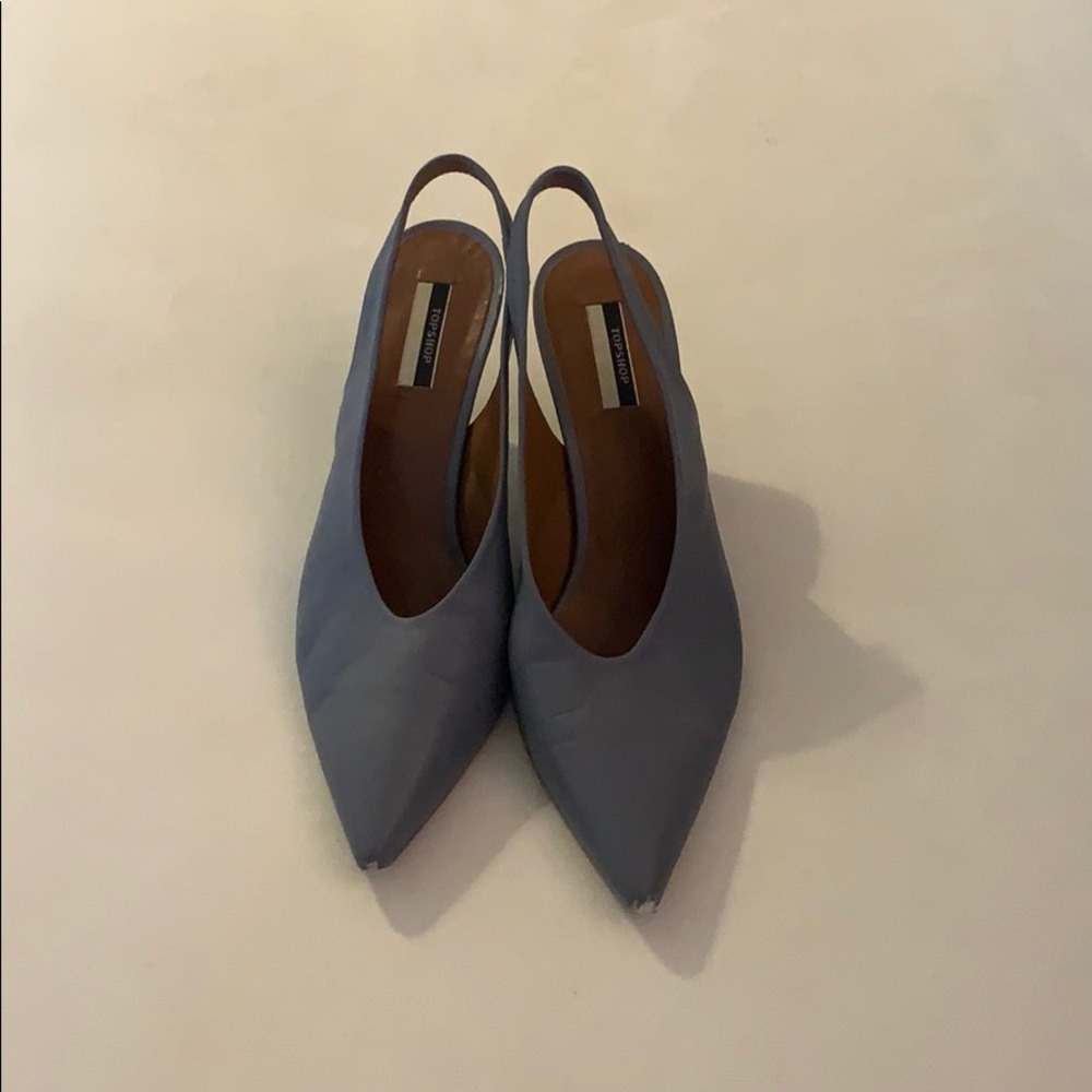 Top shop sling back heels